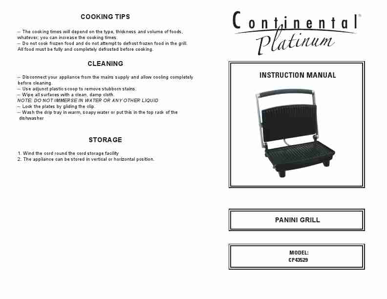 Continental Platinum Charcoal Grill CP43529-page_pdf